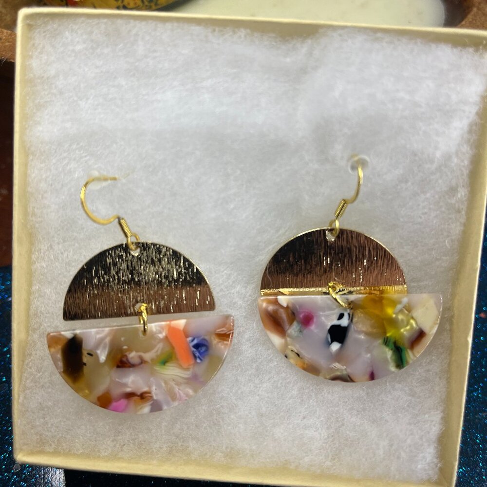 Gold Dangle Earrings